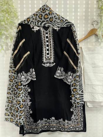 DN 10002 BY SAGAR IMPEX DESIGNER GEROGETTE SALWAR SUIT WHOLESALER IN INDIA